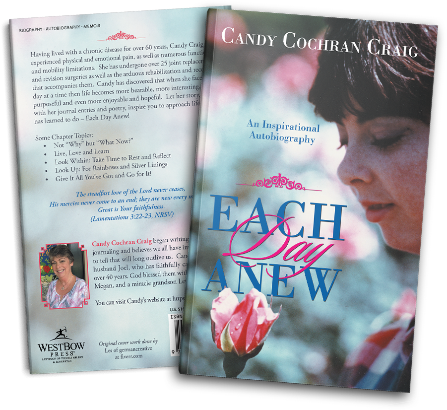 Some Chapter Topics:

Not “Why” but “What Now?”
Live, Love and Learn
Look Within: Take Time to Rest and Reflect
Look Up: For Rainbows and Silver Linings
Give It All You’ve Got and Go for It!